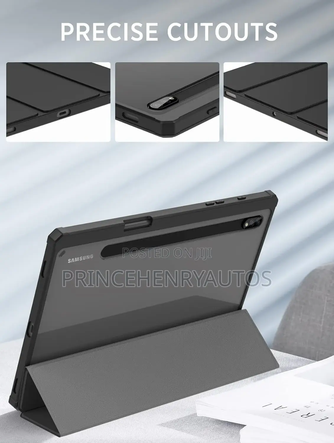 Moko Trifold Smart Case for TAB S8/S7 11" With S Pen Holder