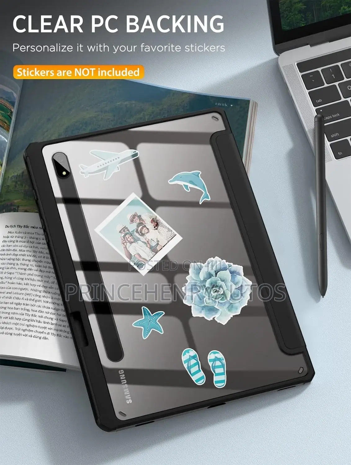 Moko Trifold Smart Case for TAB S8/S7 11" With S Pen Holder