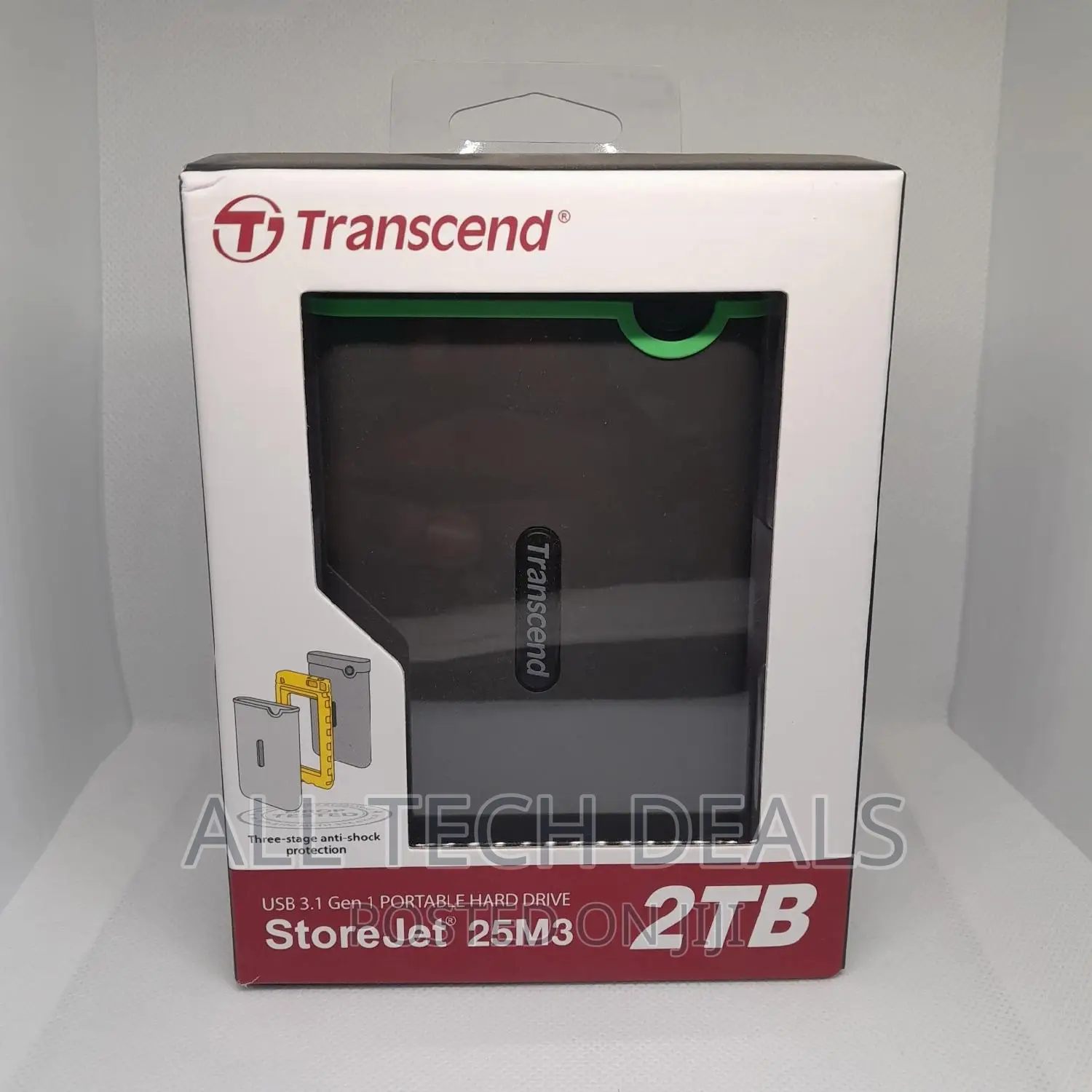 2tb Transcend Rugged External Hard Drive