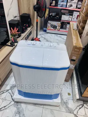 White Washing Machine 7kg Topload Twintub Strong 