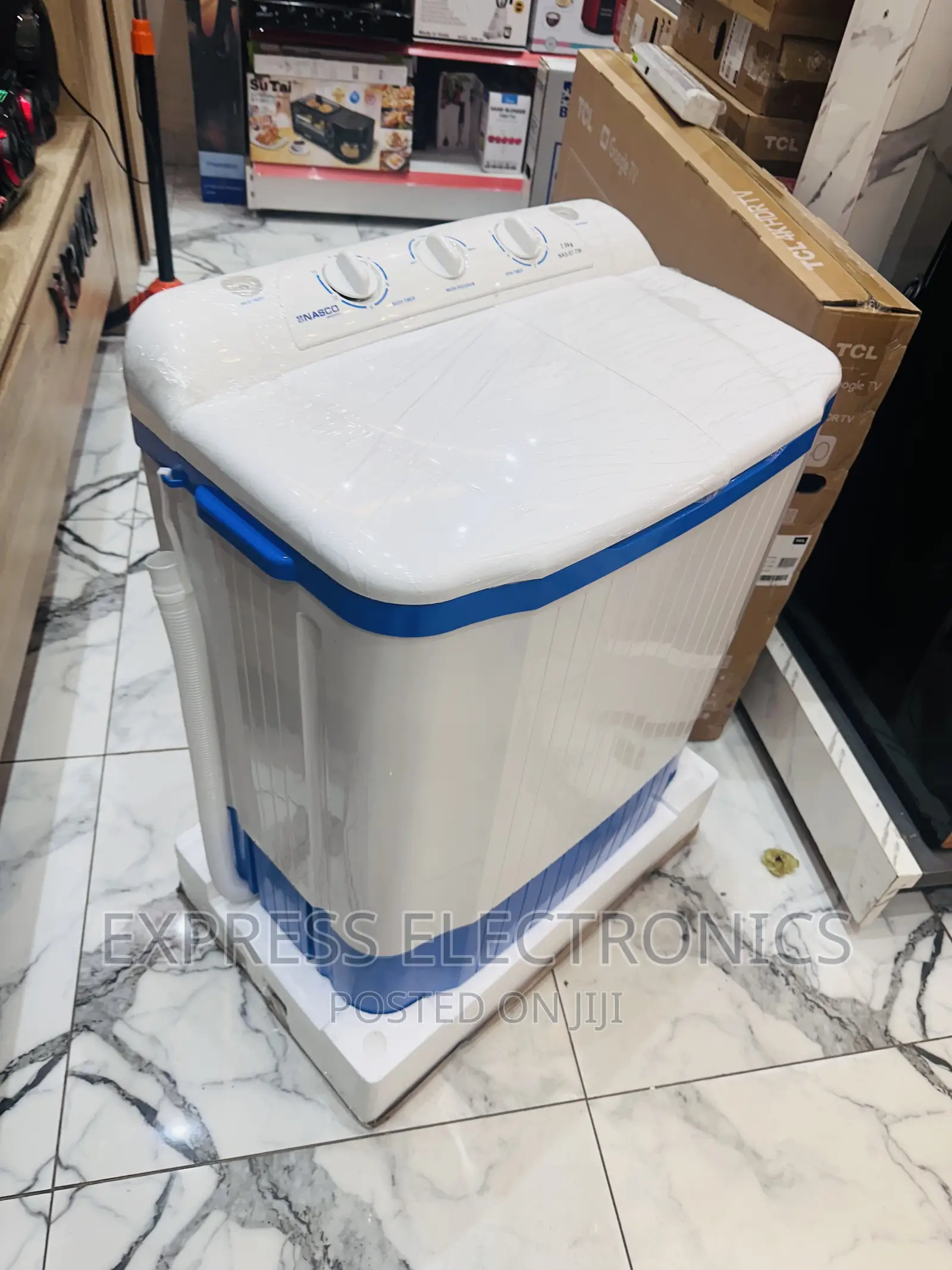 Wash and Spin White Nasco 7kg Topload Twintub Best Sale