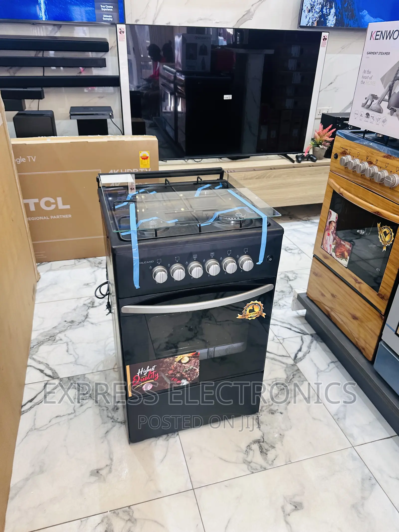 Less Expensive Sleek Gas Cooker Oven Grill 50/50 4burner