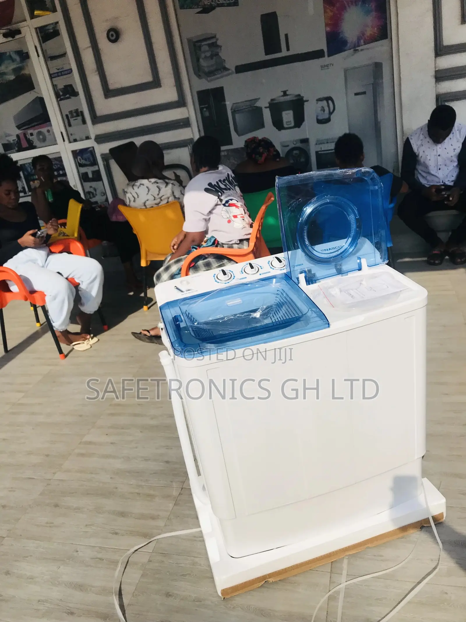 Twintub Washingmachine Nasco 8kg Semiautomatic Topload