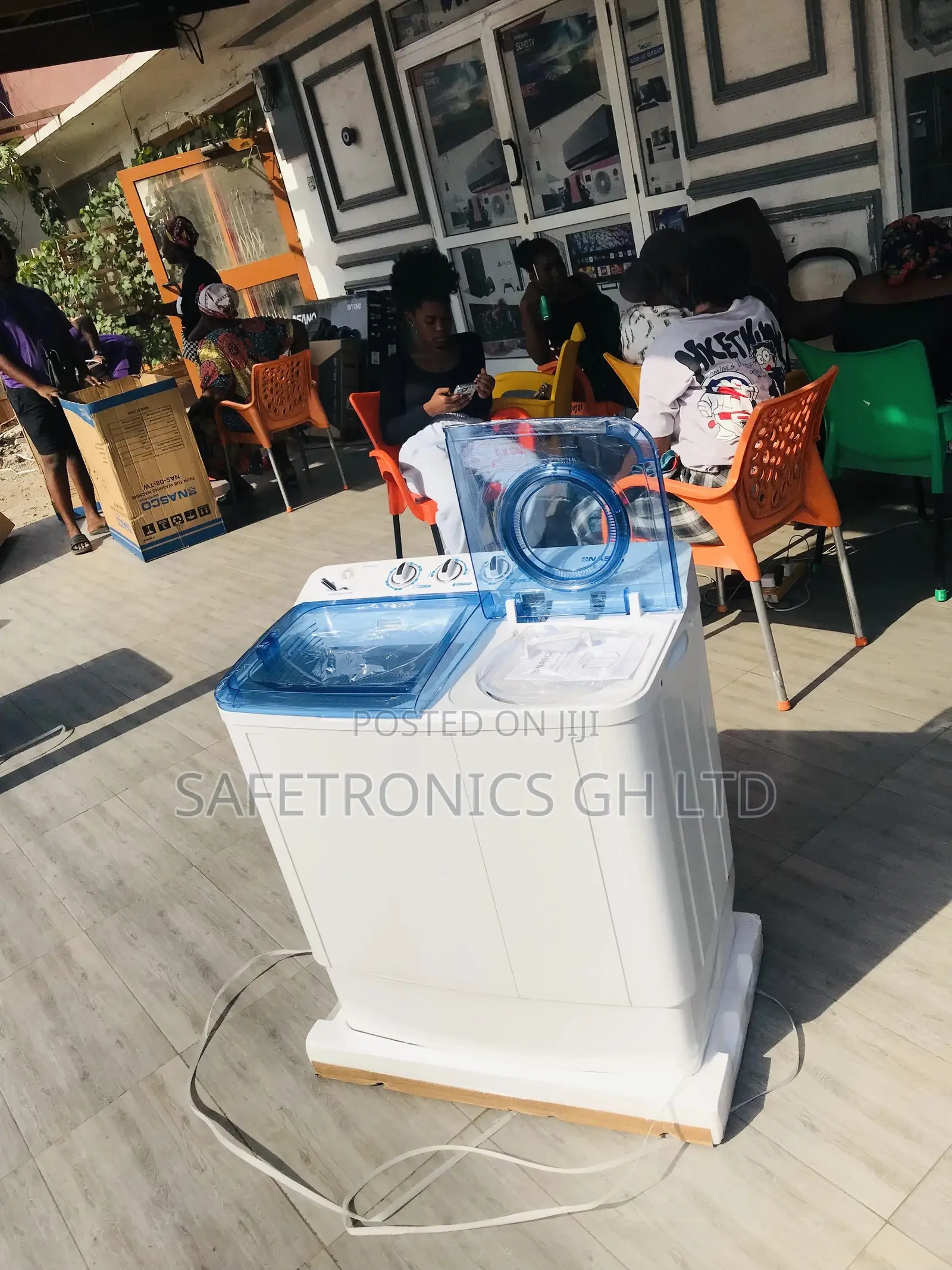 Topload Washingmachine 8kg Nasco Electric Semiautomatic