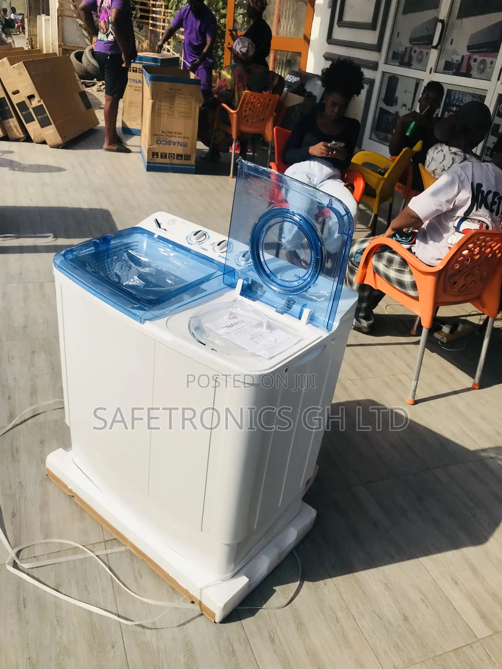 Semiautomatic 8kg Lasting Nasco Topload Washingmachine