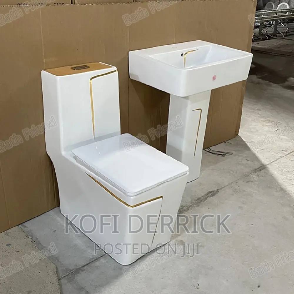 WC Set (Toilet Seat + Basin) in Accra Metropolitan Plumbing & Water