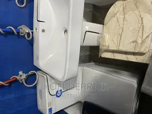 Water Closet Set (White and Black)