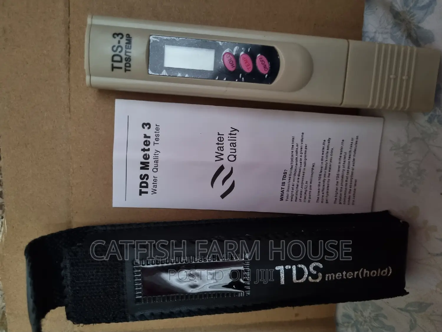 Water TDS and Water Temperature Tester