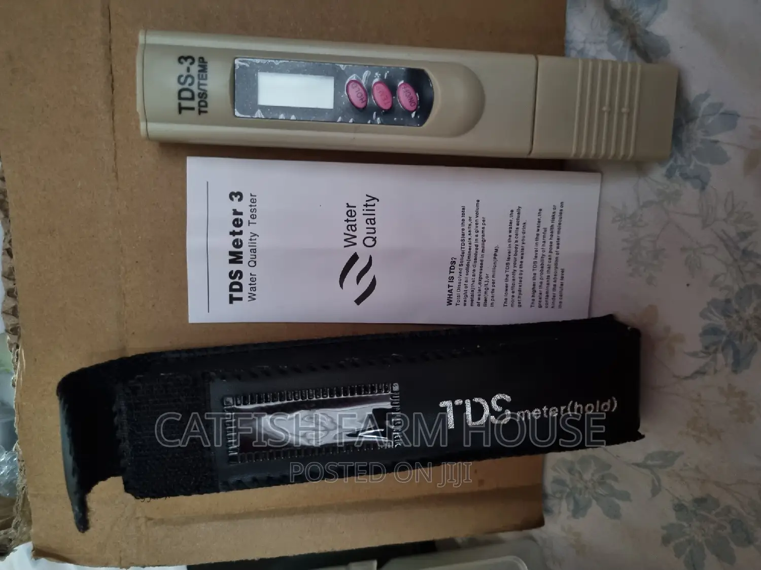 Water TDS and Water Temperature Tester