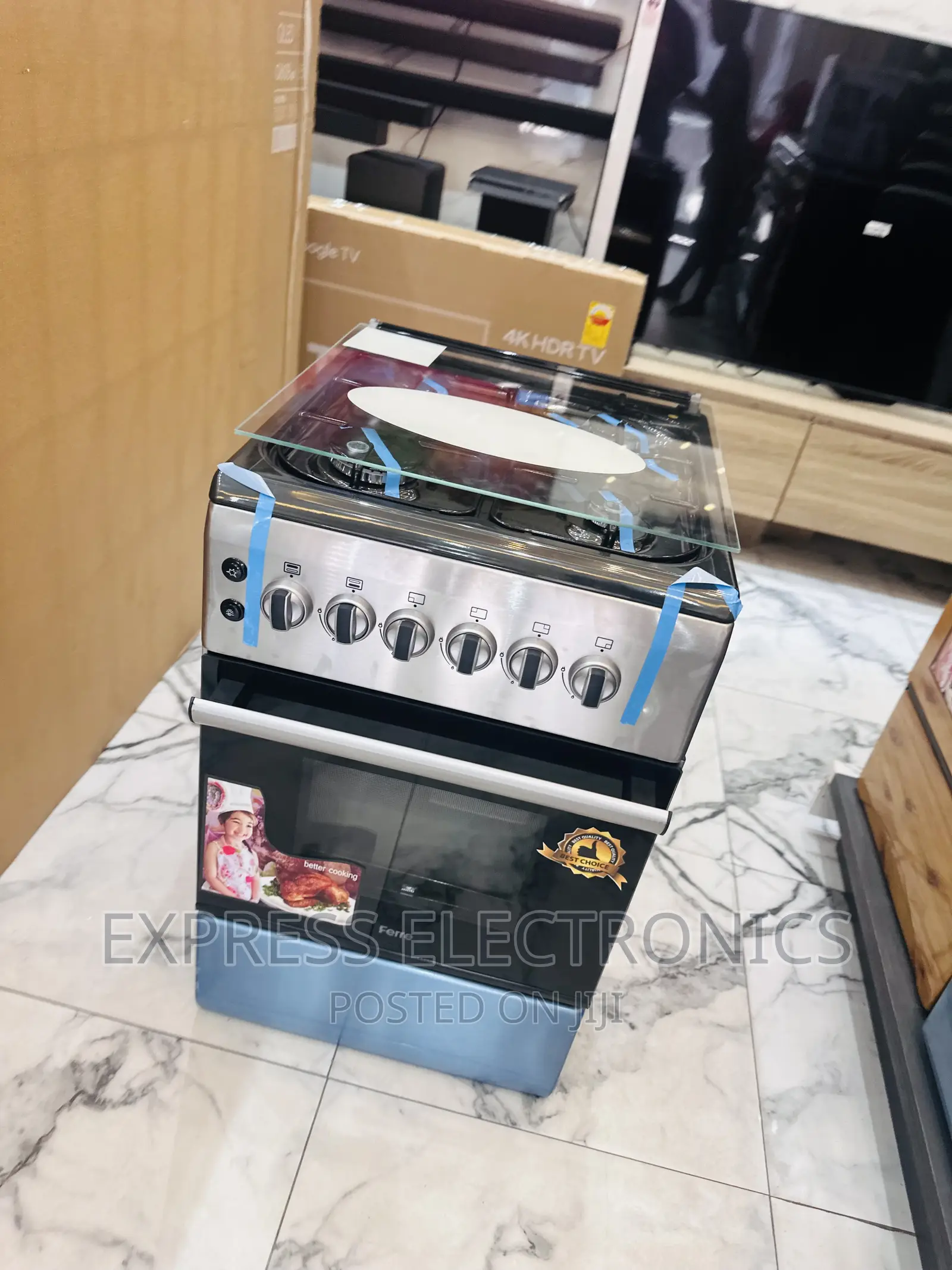 Friendly Budget Gas 50/60 New Line Oven Ignition 4burner