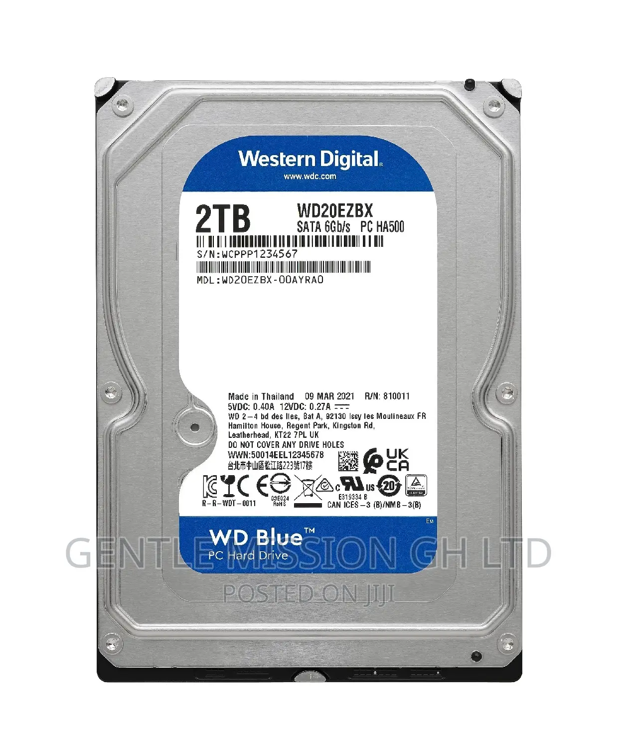 Desktop CCTV CAMERA Hard Drive 2TB