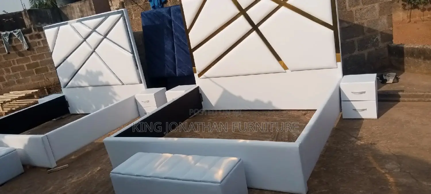 Classic King Size Bed Frame and Side Drawer