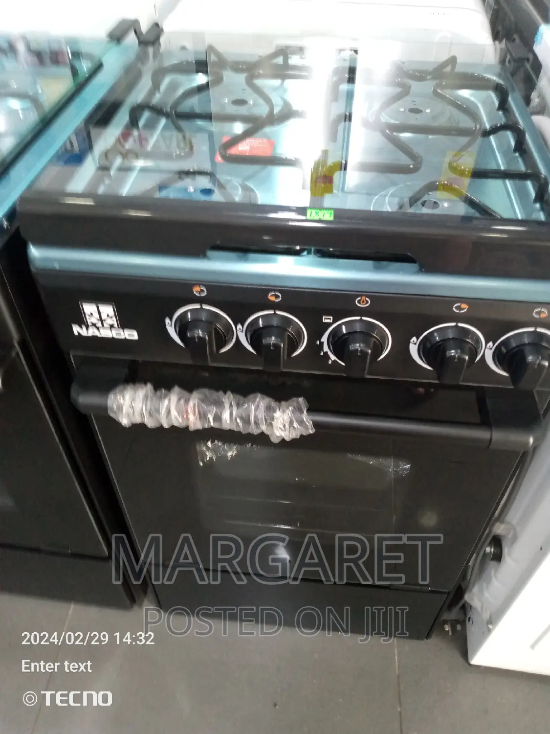 Nasco 4 Burners Gas Cooker
