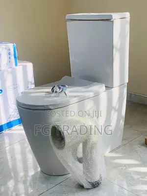 Water Closet - Slim Tank Toilet - S-Trap Toilet Seat