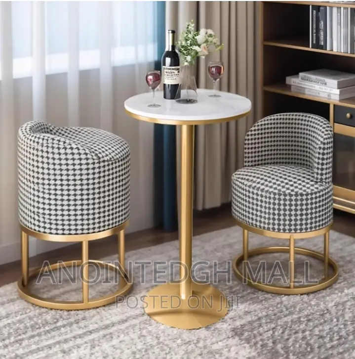 Round Marble Bar/Coffee Table