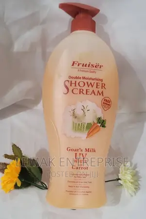 Photo - Fruiser Shower Cream Unisex Goat's Milk With UV, 450 Ml