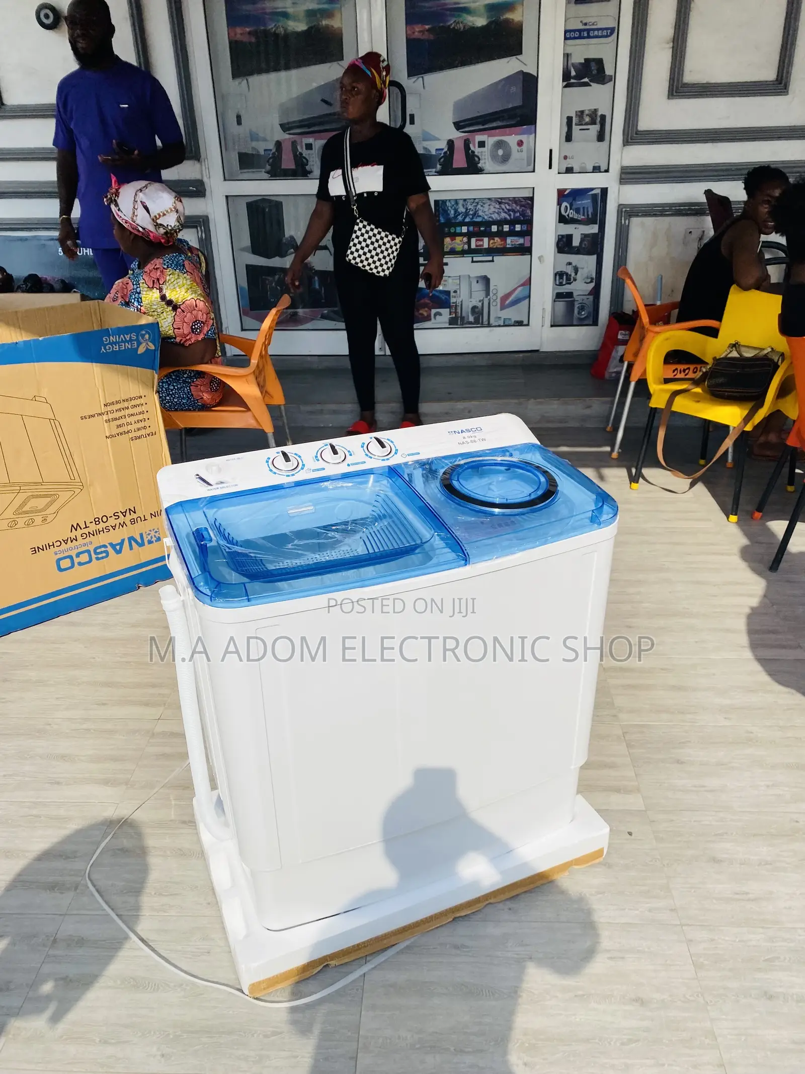 Shop Original Nasco 8kg Twin Tub Washing Machine.