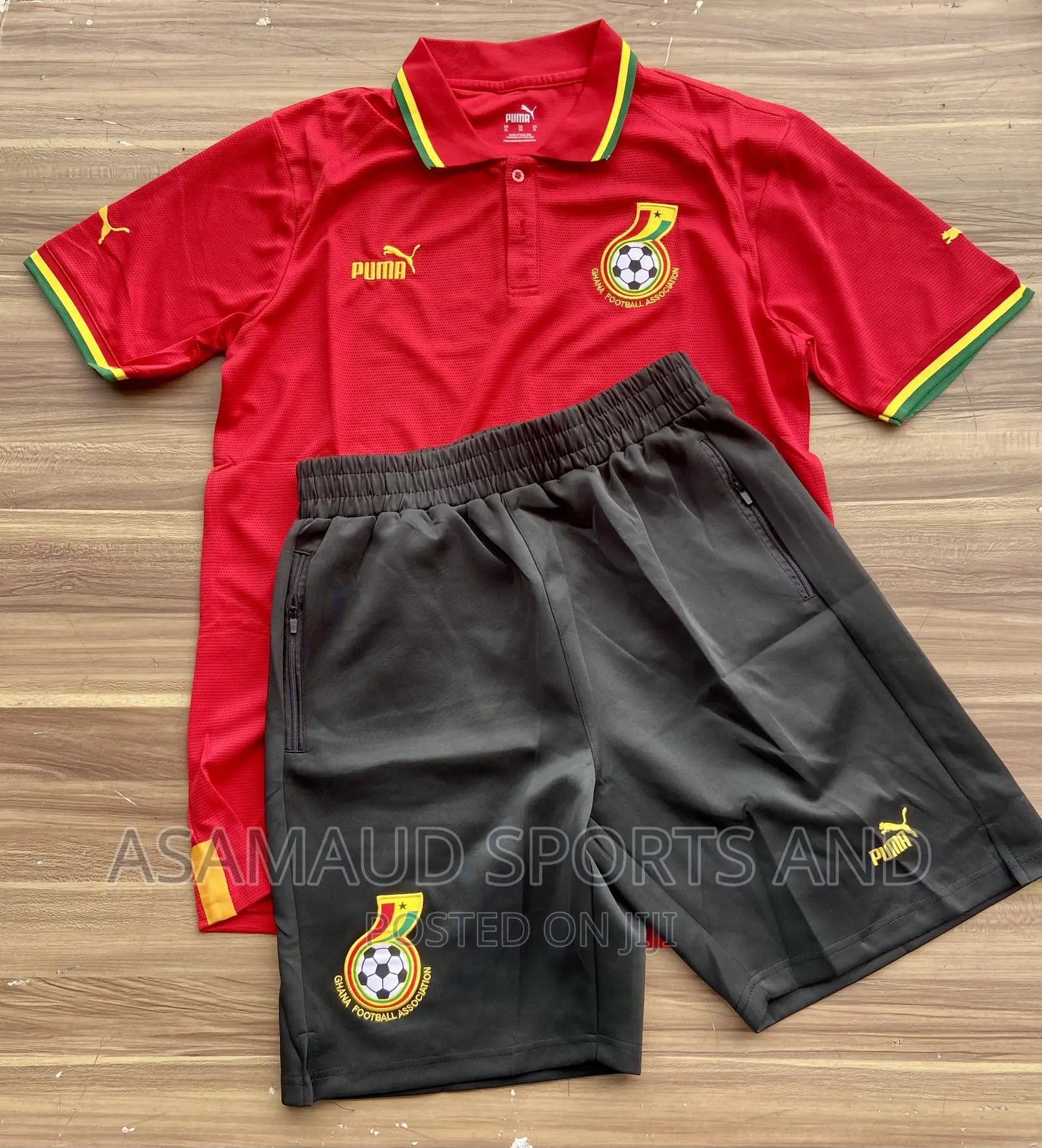 Original Ghana Lacost Top and Down at Cool Price