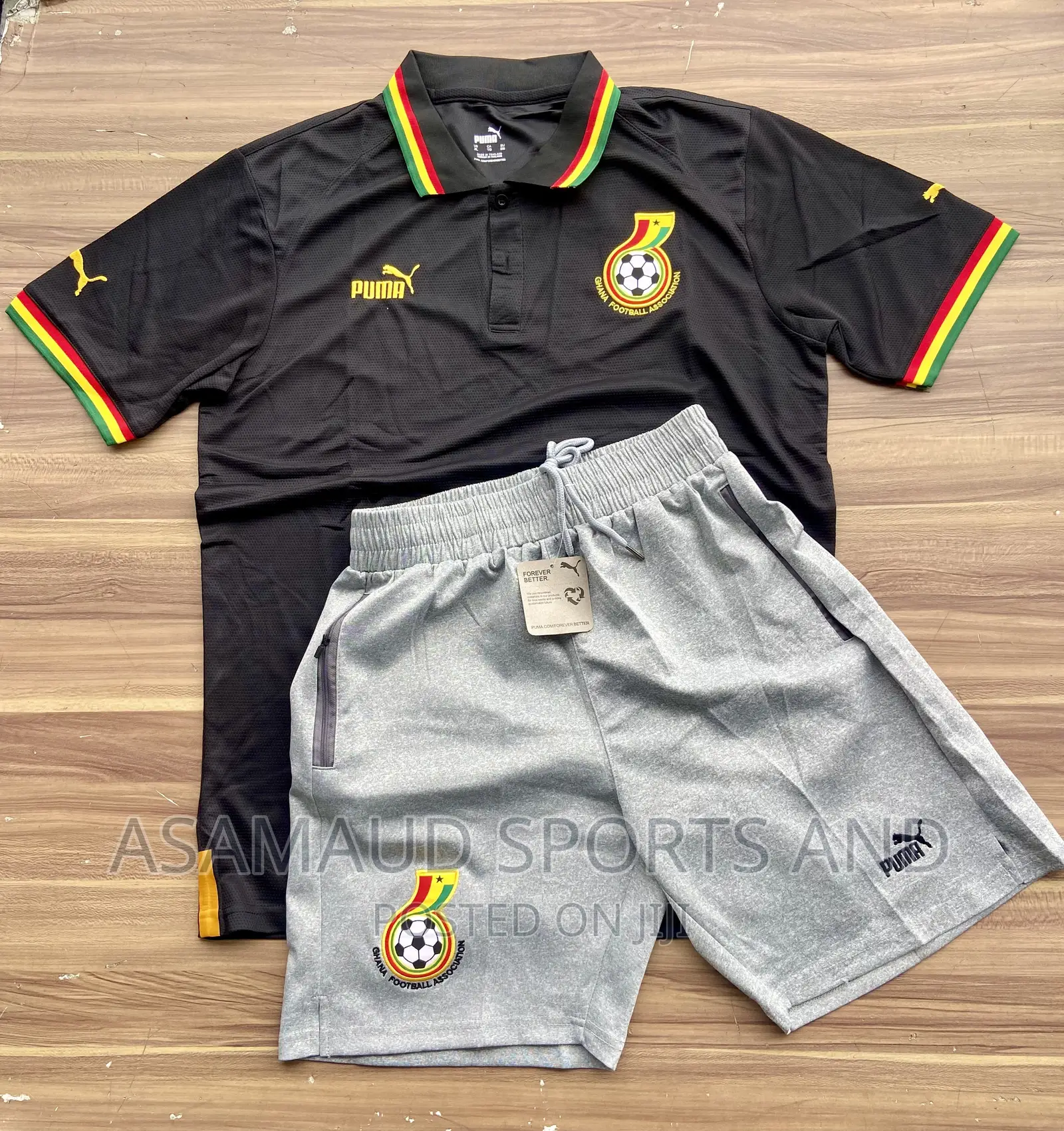 Original Ghana Lacost Top and Down at Cool Price