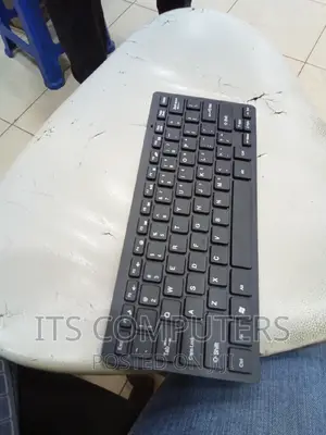 K-03 Mini Wireless Keyboard and Mouse (White and Black)