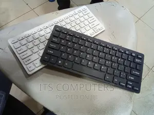 K-03 Mini Wireless Keyboard and Mouse (White and Black)
