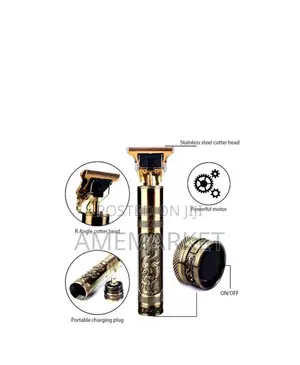 Rechargeable Hair Clipper. Cordless Baldhead T-Blade Dragon