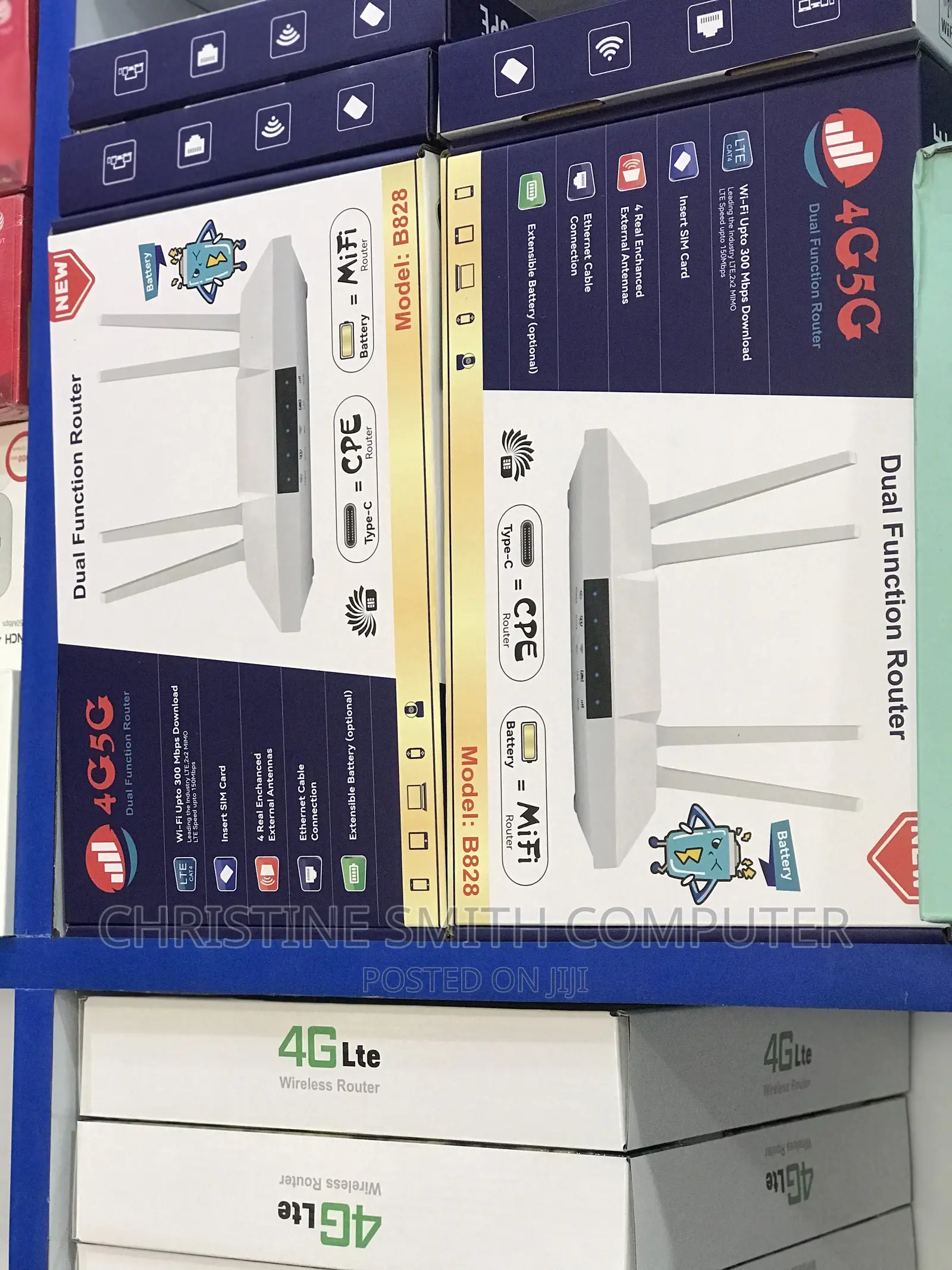 4g/5g Wireless Dua Function Chargeable Router