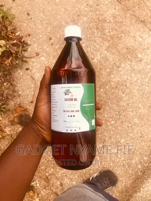 1 Liter Pure Virgin Cold-Pressed Castor Oil