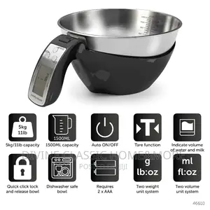 5kg Morphy Richards Digital Bowl Scale