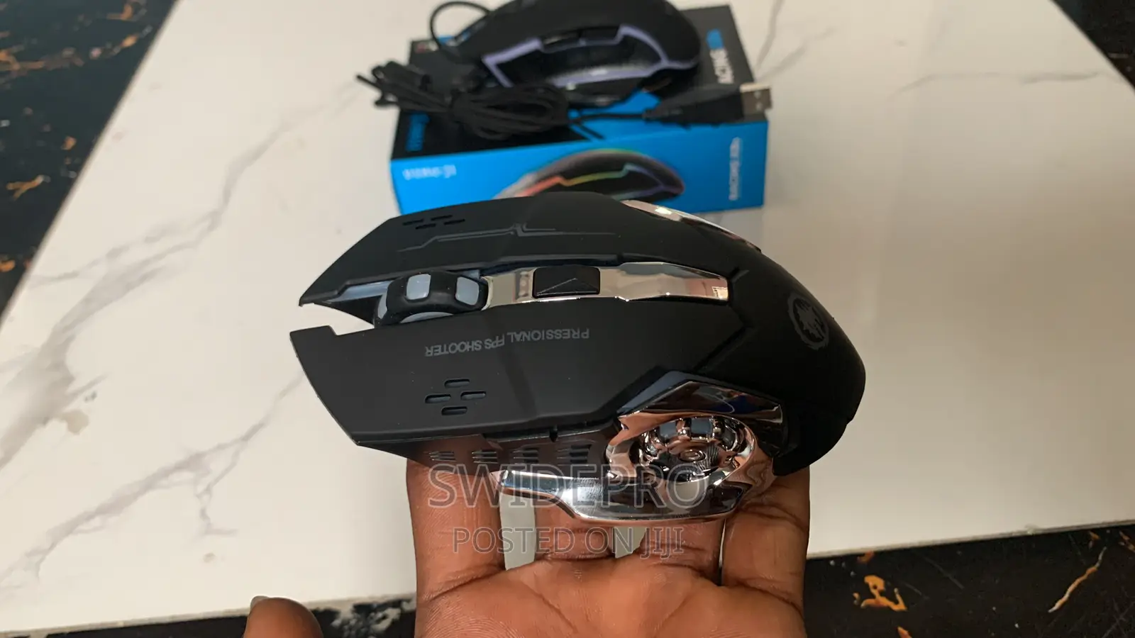 Rechargeable Silent Wireless Bluetooth Gaming Mouse RGB