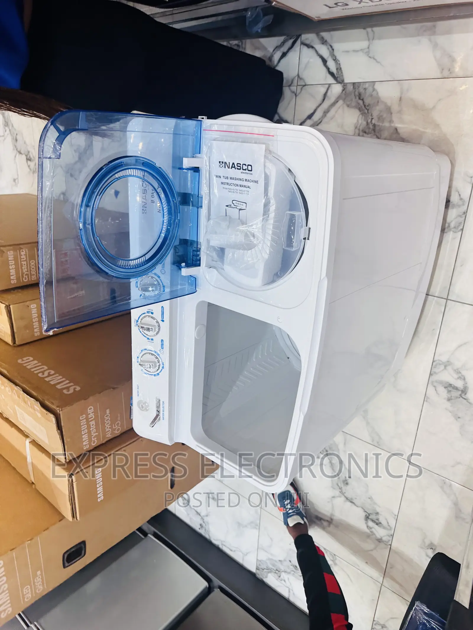 Full Plastic Body Washing Machine Nasco 8kg Topload