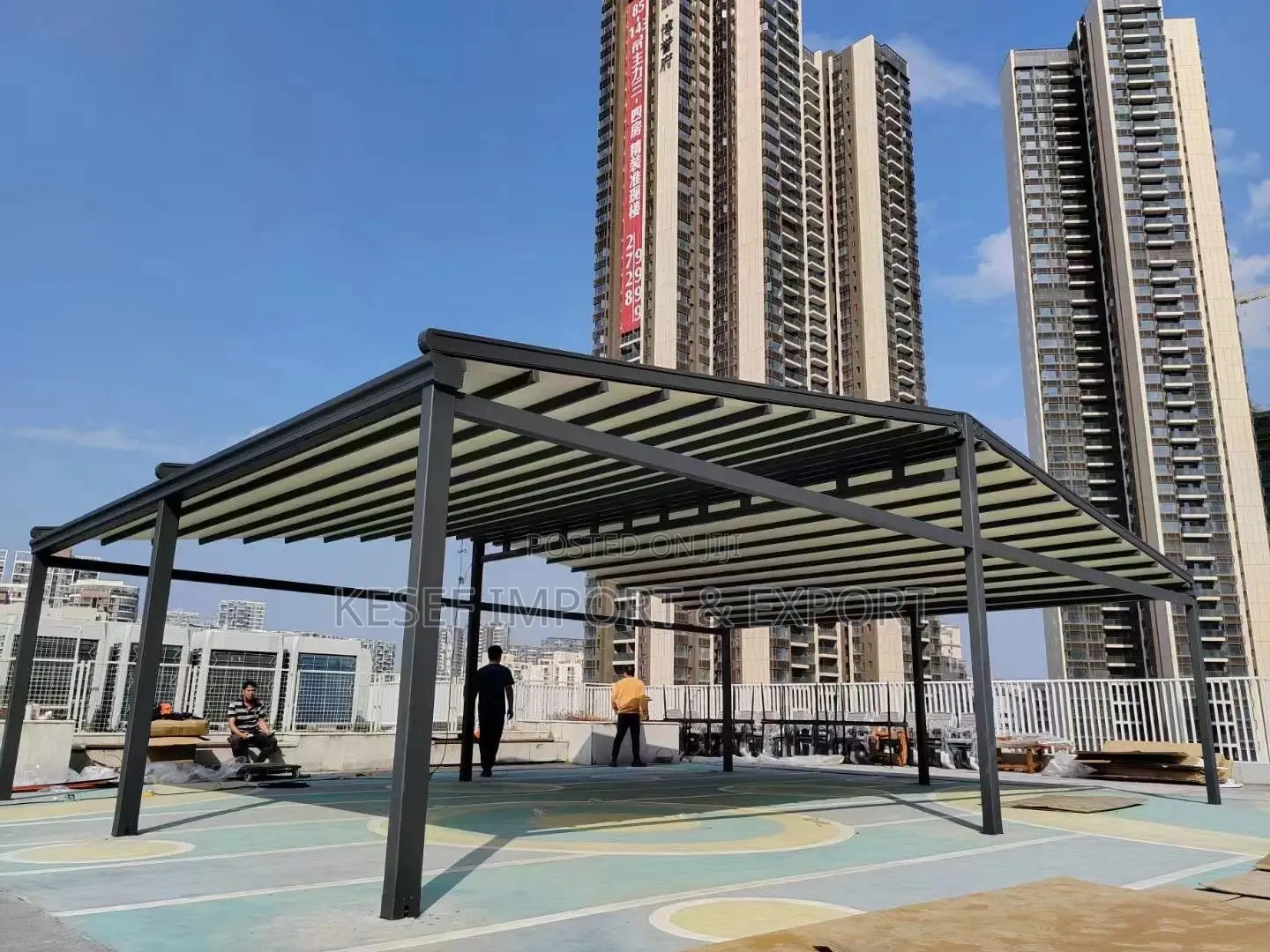 Telescopic, Retractable Tent.