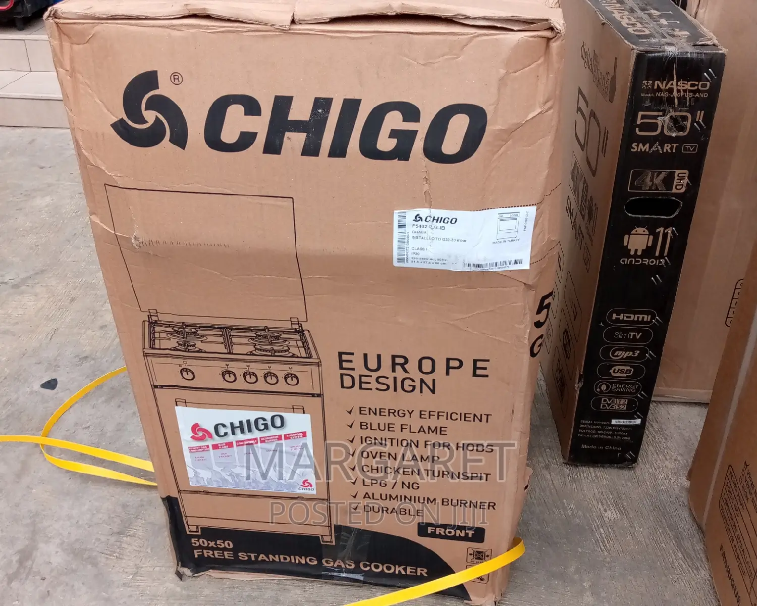 Ghigo 4 Burners Gas Cooker