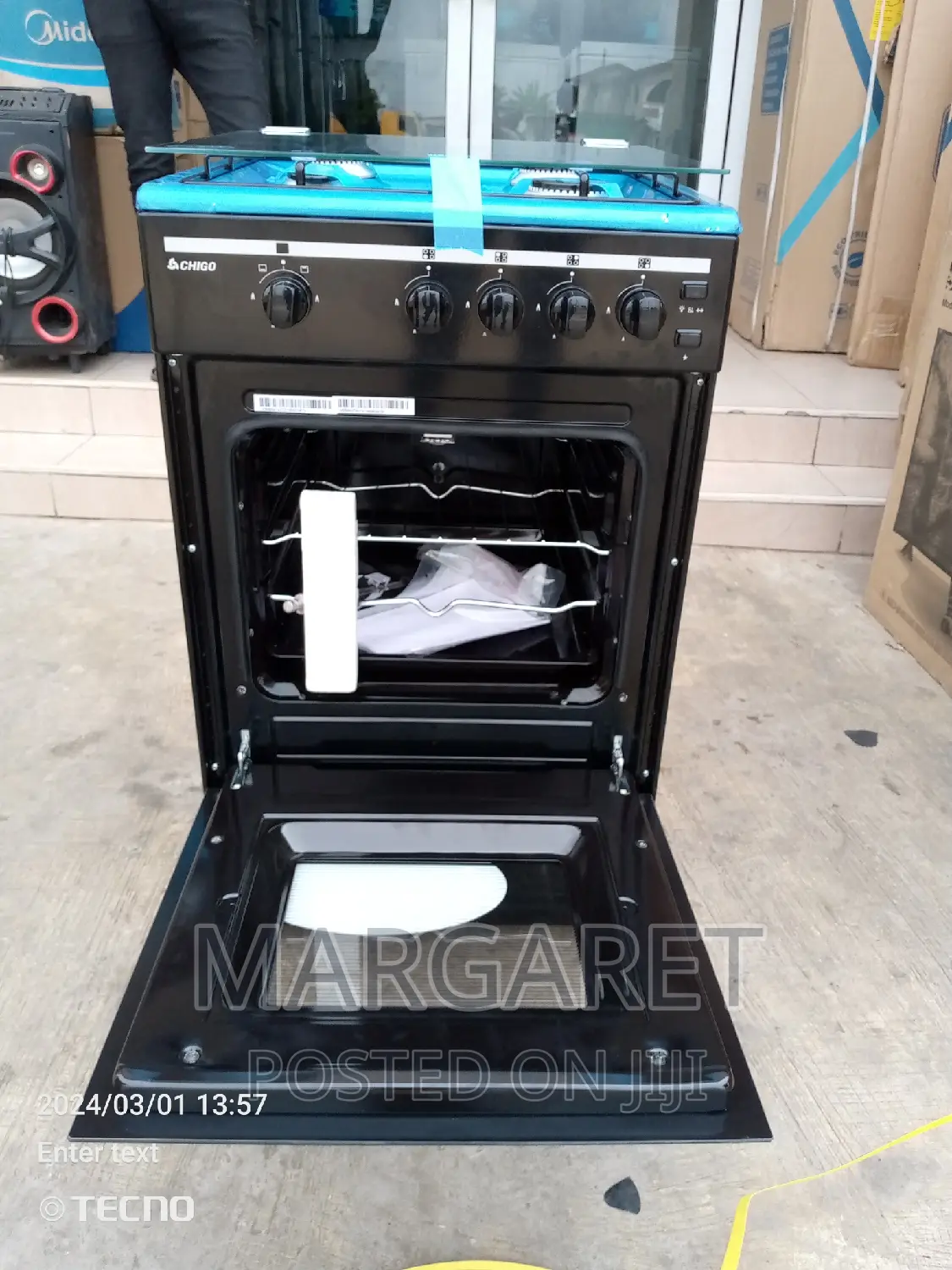 Ghigo 4 Burners Gas Cooker