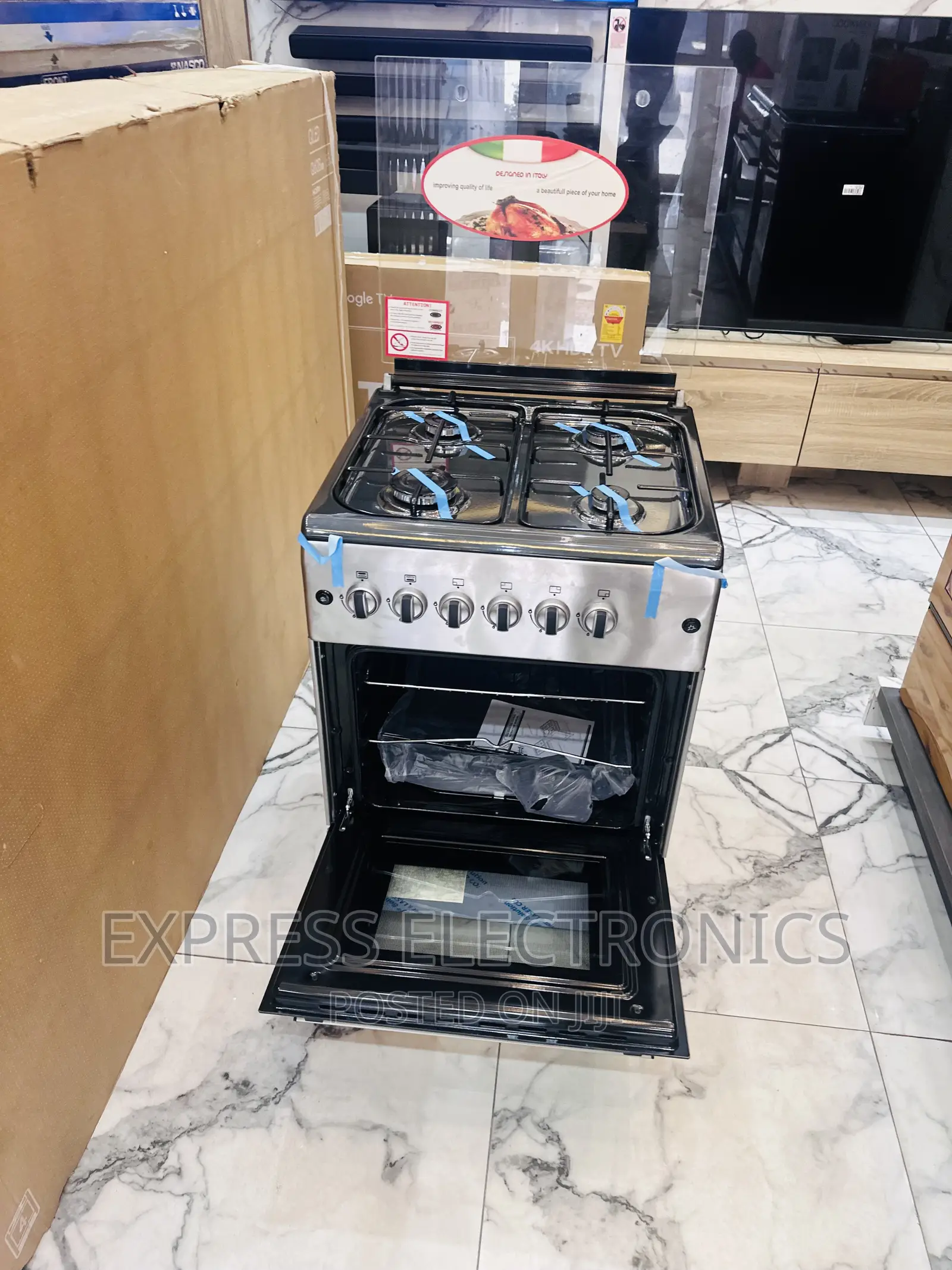 Yet Affordable Quality Ferre 60/60 4burner Oven Rotisserie
