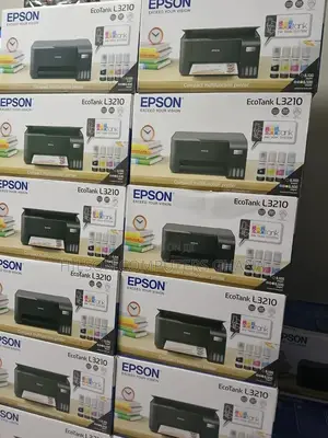 Epson Ecotank L3210 A4 All-in-One Ink Tank Printer – Black