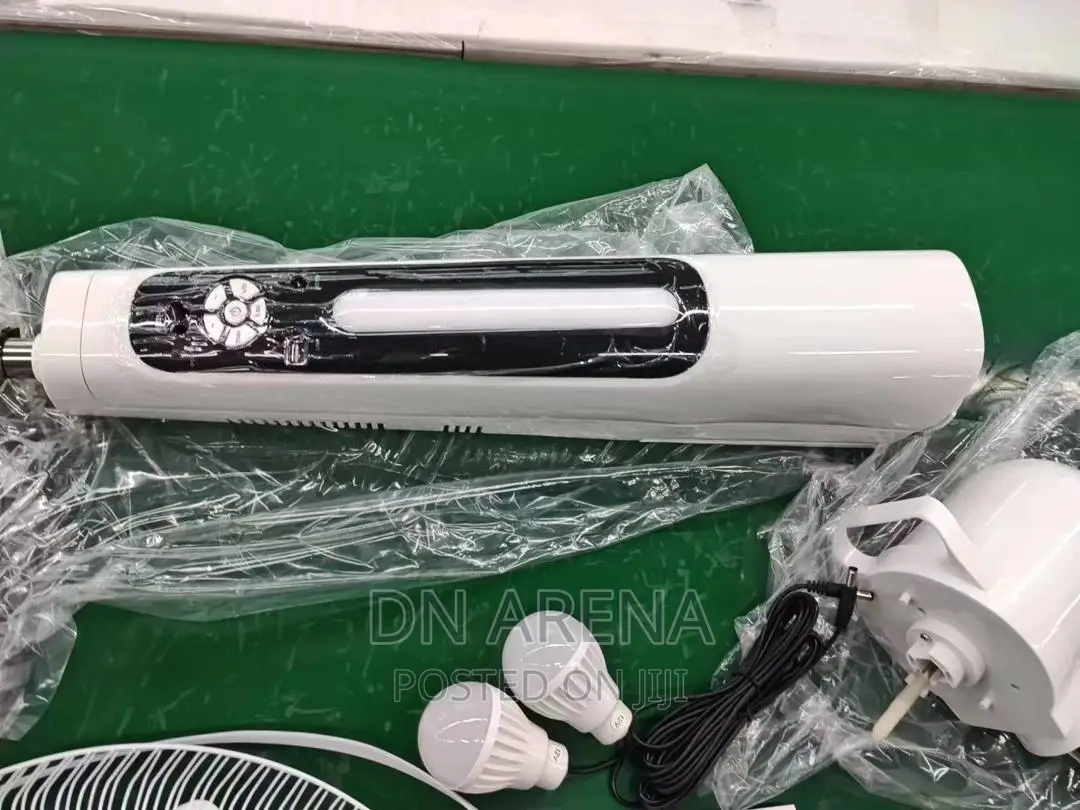 Solar / Electric Powered Rechargeable Fan With Solar Panel