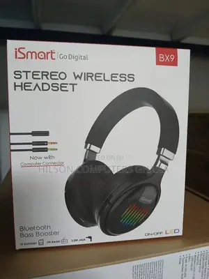 Ismart Bx9 Bluetooth Wireless Prime Sound Headphone - Black