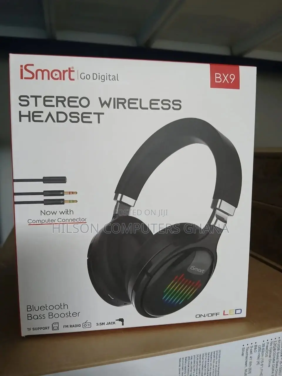 Ismart Bx9 Bluetooth Wireless Prime Sound Headphone - Black