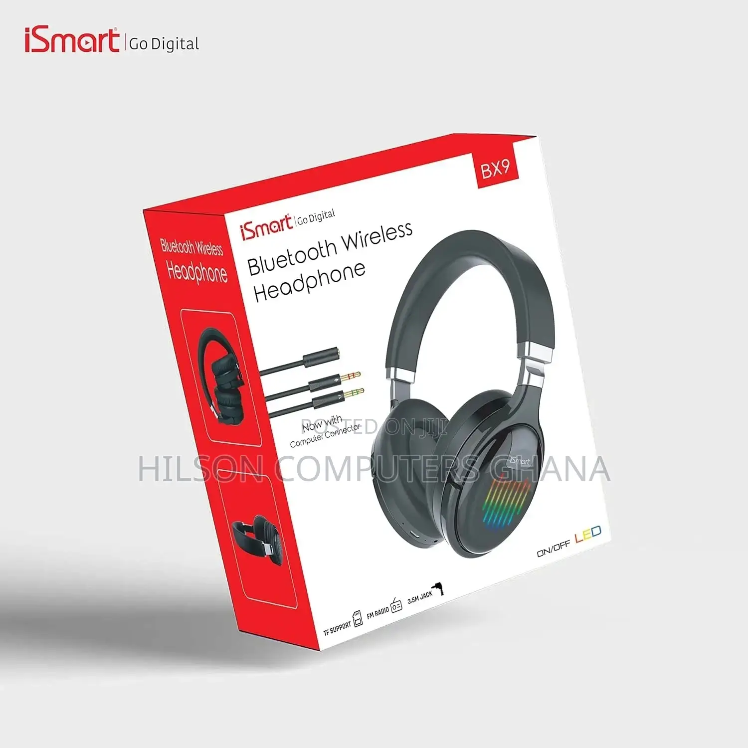 Ismart Bx9 Bluetooth Wireless Prime Sound Headphone - Black