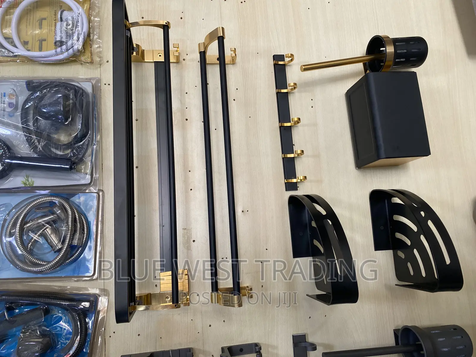 Black and Gold Bathroom Accessories - Bathroom Accessories