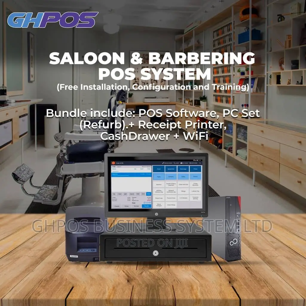Saloon Babering POS System Bundle (Software Hardware)