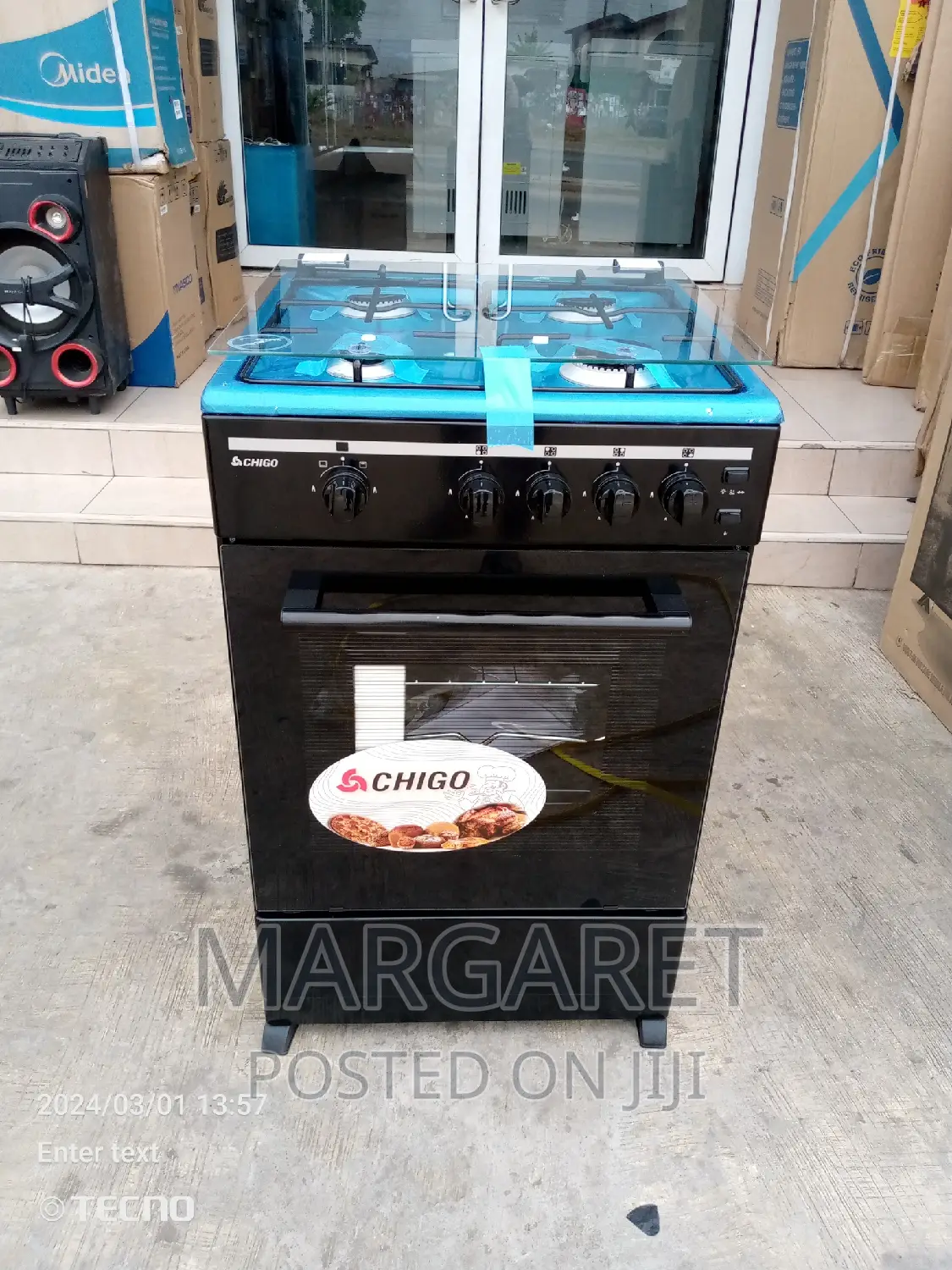 Chigo 4 Burners Gas Cooker