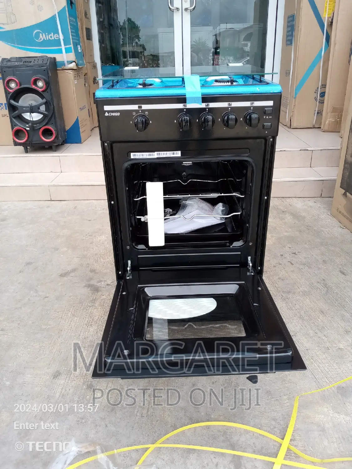 Chigo 4 Burners Gas Cooker
