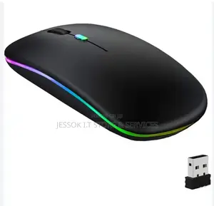 Rechargeable Wireless Mouse With RGB Colors