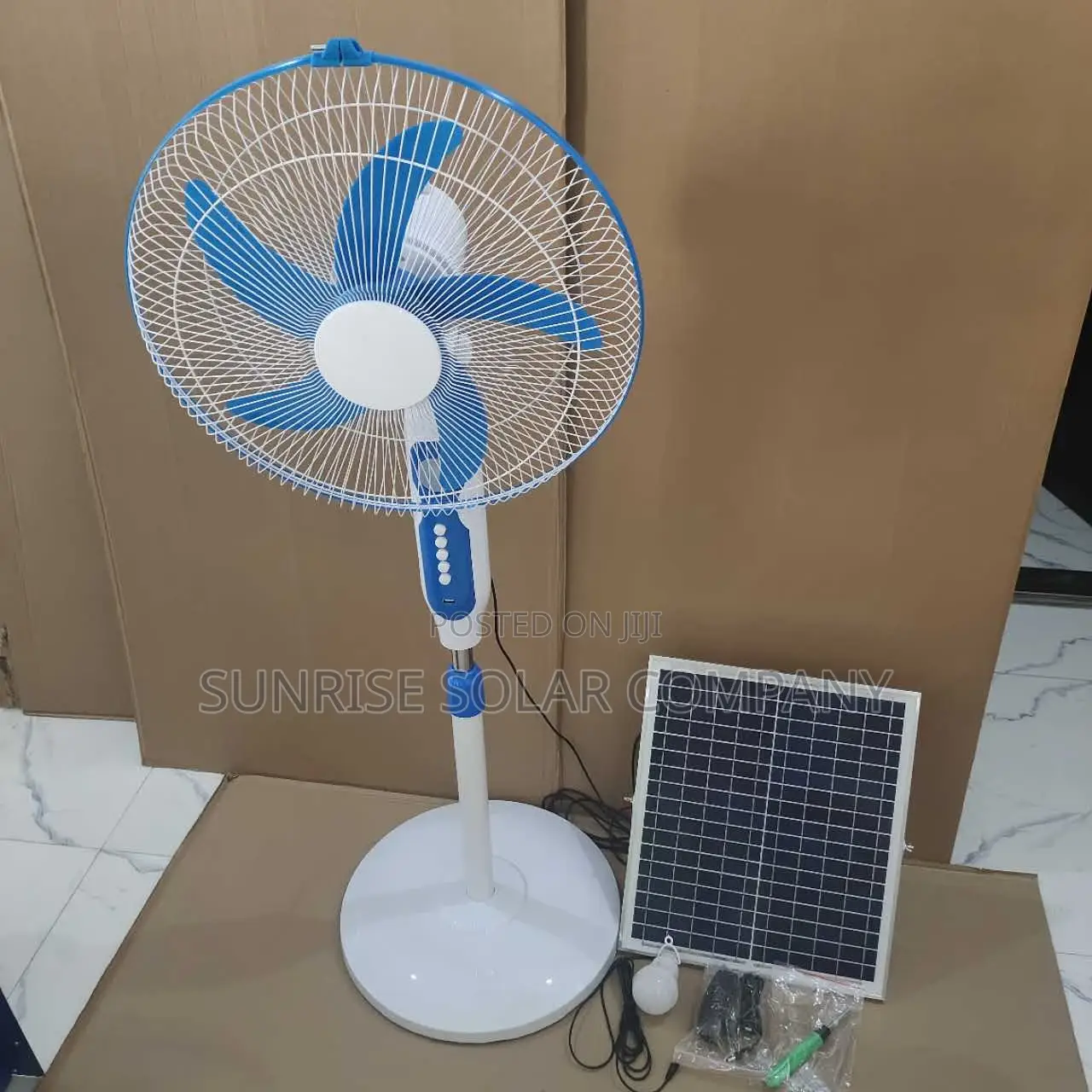 Electricity and Solar Rechargeable Fans