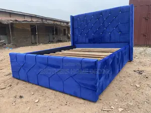 Blue Foreign Queen Size 60/80 Bedframe// Very Durable