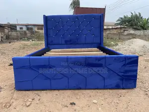 Bedframe 54x75 Double Bedframe Dark Blue