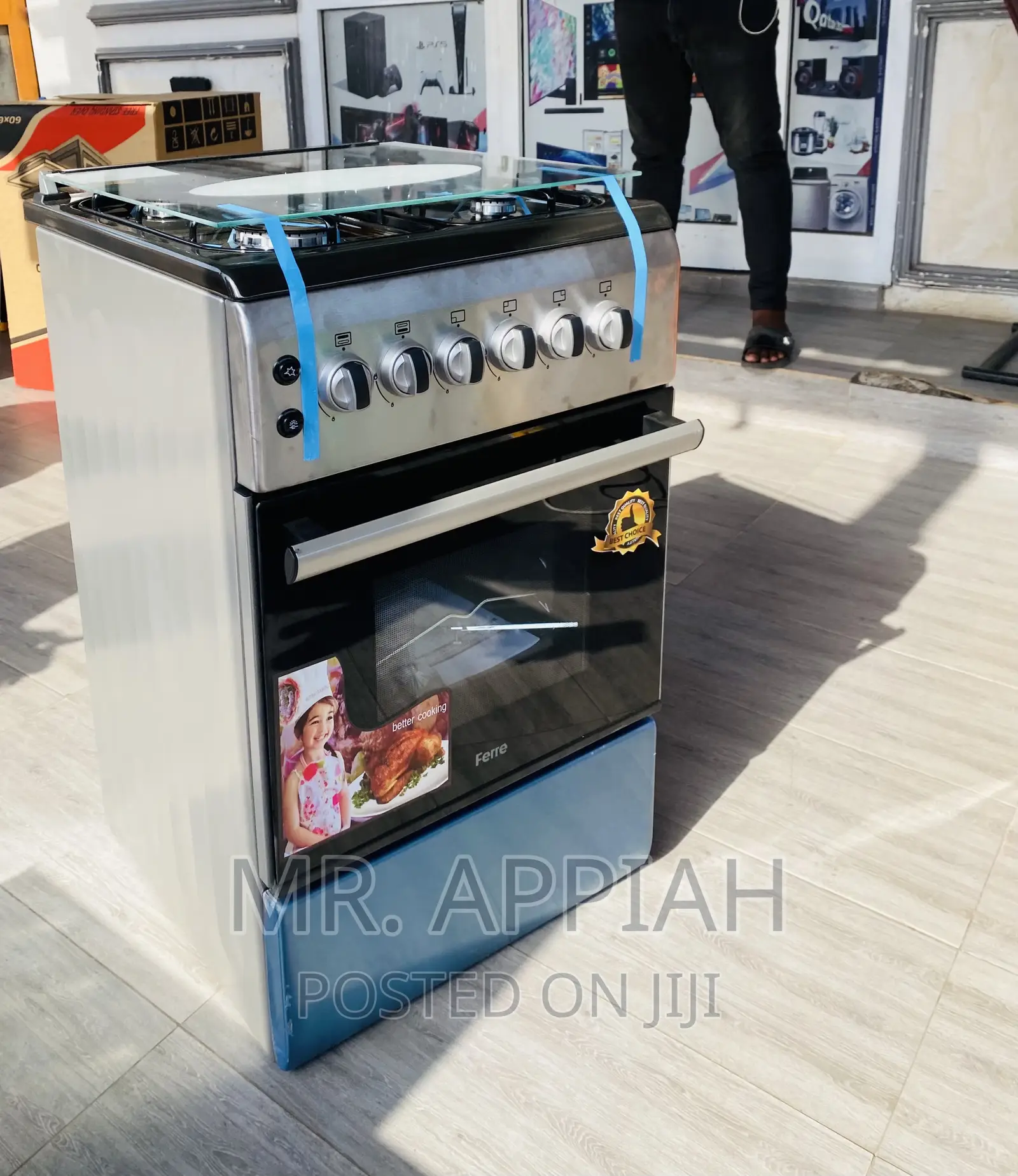 Newly in Stock Ferre 50x60 4 Gas Burner + Oven and Grill.