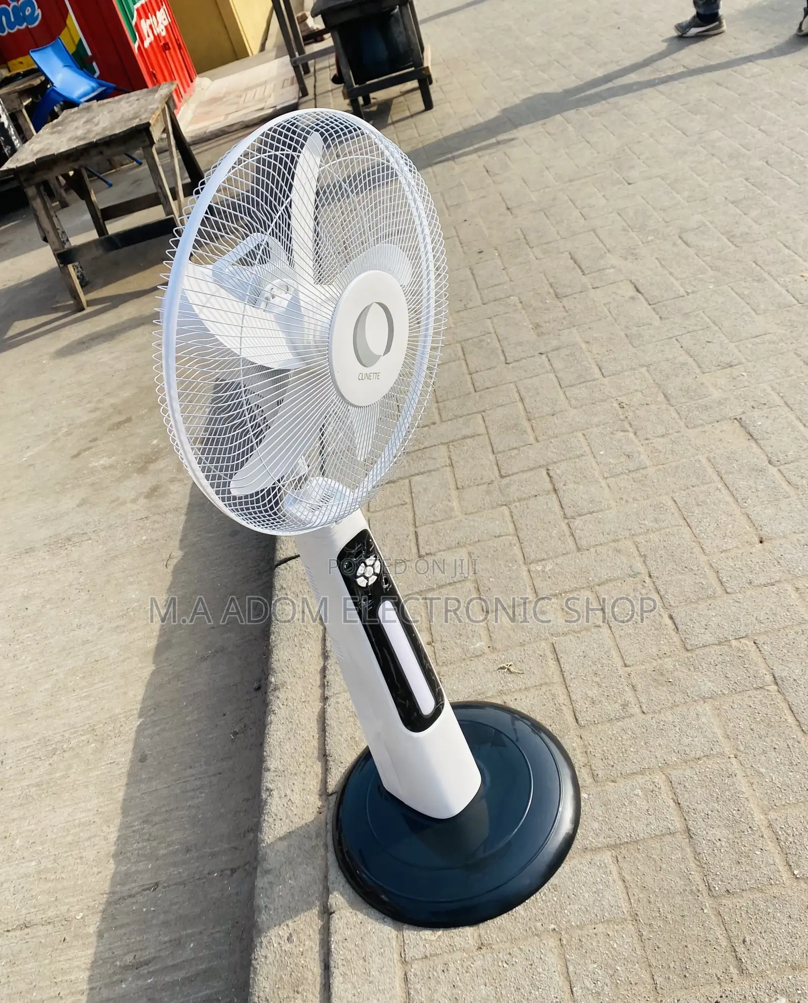 Purchase Original Clinette Rechargeable Fan + Solar Panel.